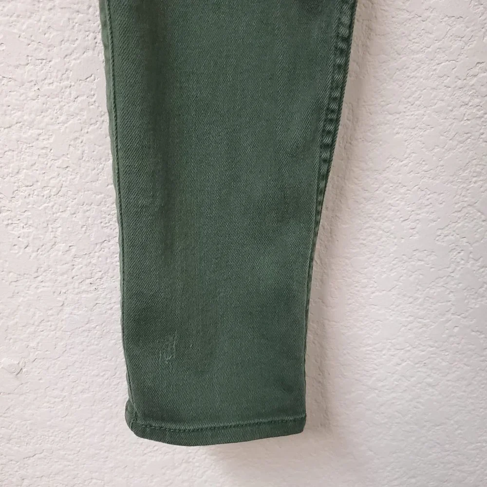 Abercrombie & Finch Skinny Jean Green Women's Size 4 (WP229) - Picture 5 of 8